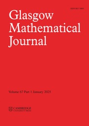 Glasgow Mathematical Journal